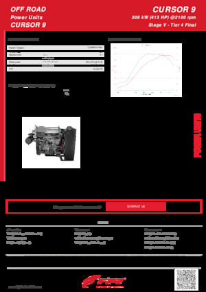 Motory FPT Industrial Cursor9 (308 kW)