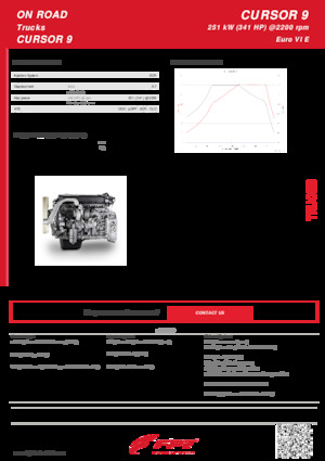 Motory FPT Industrial Cursor9 ENT (251 kW)