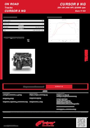Motory FPT Industrial Cursor9 NG (294 kW)