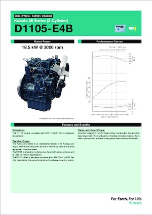 Motory Kubota D1105-E4B