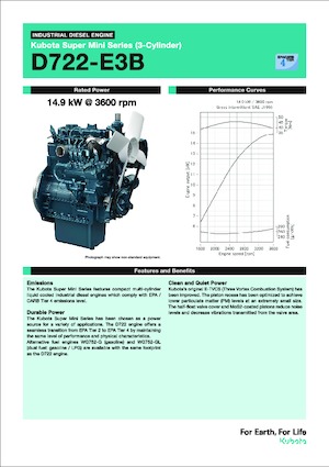 Motory Kubota D722-E3B