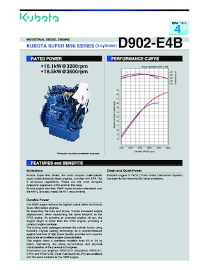 Motory Kubota D902-E3B