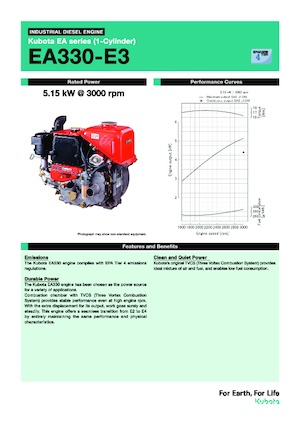 Motory Kubota EA330-E3