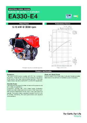 Motory Kubota EA330-E4