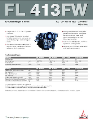 Motory Deutz F 12 L 413 FW