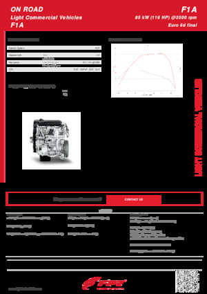 Motory FPT Industrial F1A (85 kw)