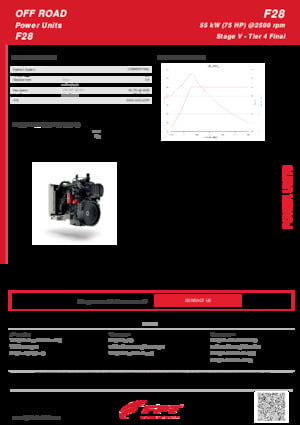 Motory FPT Industrial F28 (55 kW) 