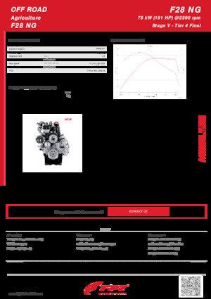 Motory FPT Industrial F28 NG (75 kW)