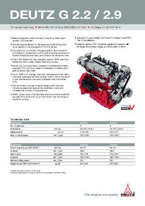 Motory Deutz G 2.9 L4