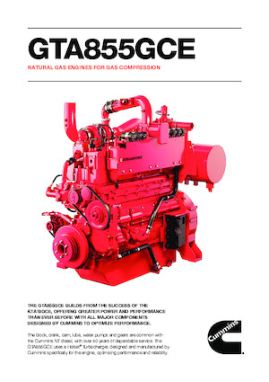 Motory Cummins GTA855GCE