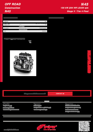 Motory FPT Industrial N45 ENT (150 kW)
