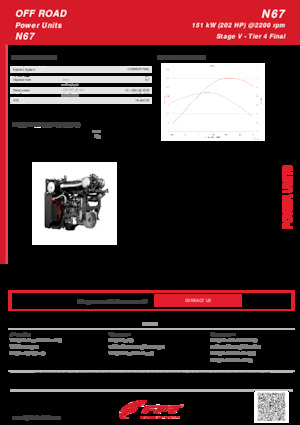 Motory FPT Industrial N67 (151 kW)