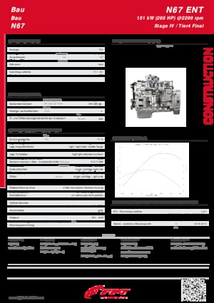 Motory FPT Industrial N67 ENT (151 kW)