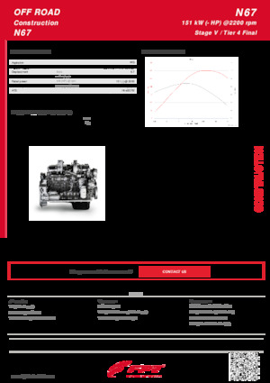 Motory FPT Industrial N67 ENT (151 kW)