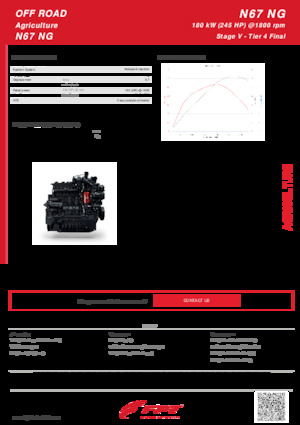 Motory FPT Industrial N67 NG (180 kW)