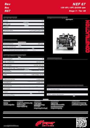 Motory FPT Industrial N67 Stage V 