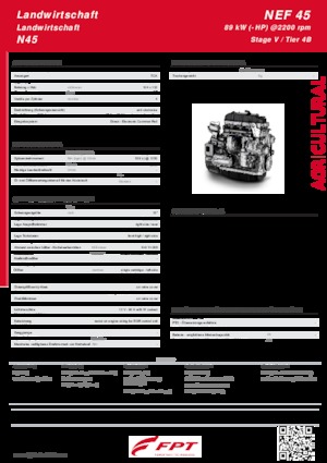 Motory FPT Industrial NEF 45 