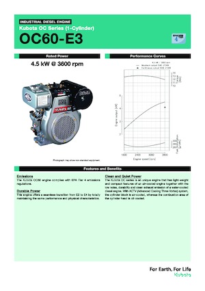 Motory Kubota OC60-E3