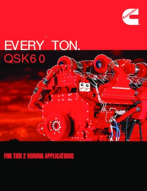 Motory Cummins QSK60-2850