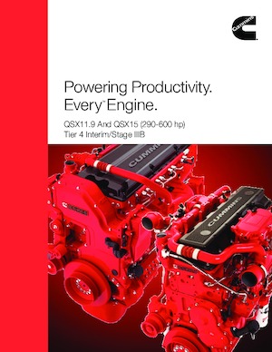 Motory Cummins QSX15 580