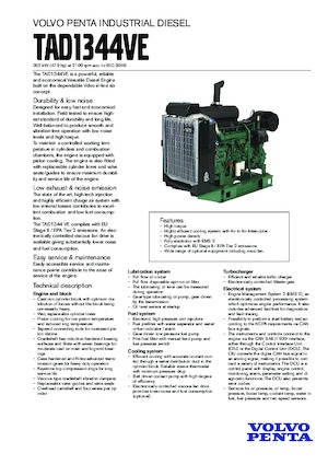 Motory Volvo Penta TAD1344VE