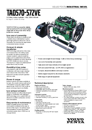 Motory Volvo Penta TAD570VE