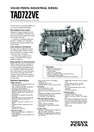 Motory Volvo Penta TAD722VE