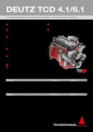 Motory Deutz TCD 6.1 L6