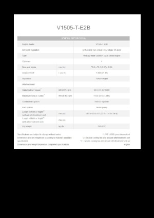 Motory Kubota V1505-T-E2B