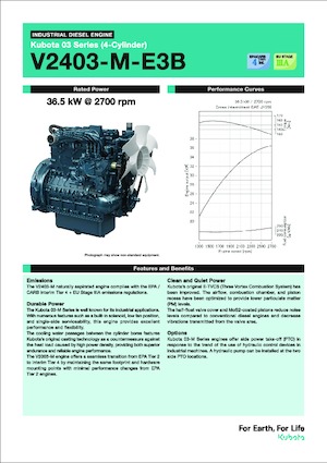 Motory Kubota V2403-M-E3B
