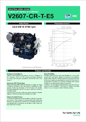 Motory Kubota V2607-CR-T-E5