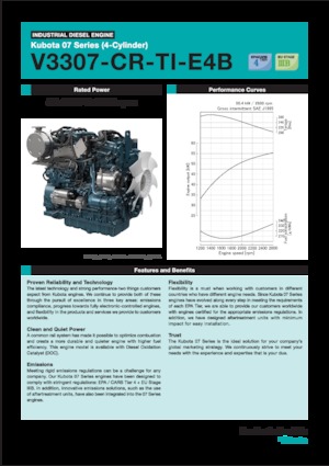 Motory Kubota V3307-CR-TI-E4B