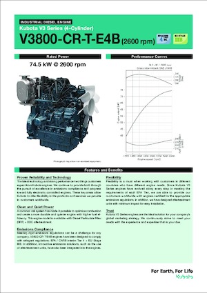 Motory Kubota V3800-CR-T-E4B
