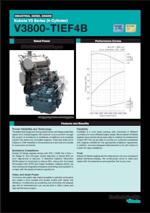Motory Kubota V3800-TIEF4B