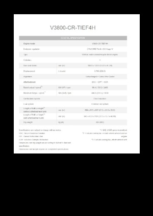 Motory Kubota V3800-TIEF4H