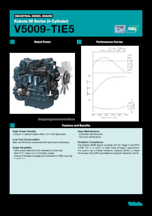 Motory Kubota V5009-TIE5