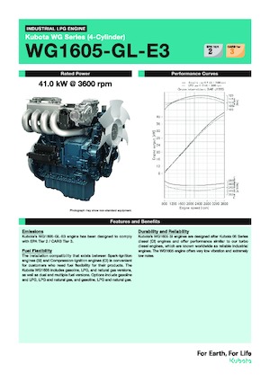 Motory Kubota WG1605-GL-E3