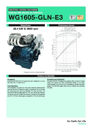 Motory Kubota WG1605-GLN-E3