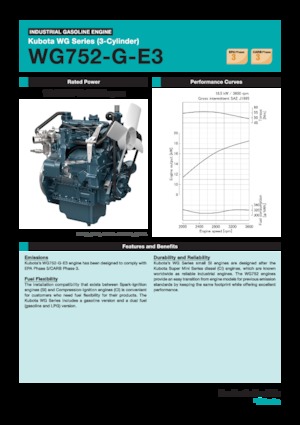 Motory Kubota WG752-G-E3