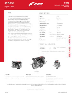Motory FPT Industrial XCursor13 (442 kW)