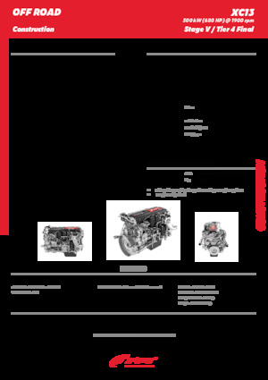 Motory FPT Industrial XCursor13 (500 kW)