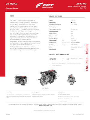 Motory FPT Industrial XCursor13 NG (382 kW)