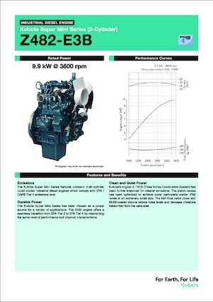 Motory Kubota Z482-E3B