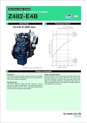 Motory Kubota Z482-E4B