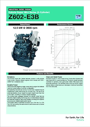 Motory Kubota Z602-E3B