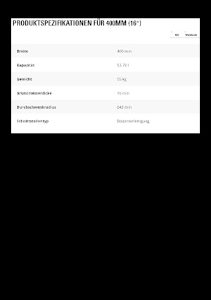 Lžíce pro rypadla Caterpillar 400 MM