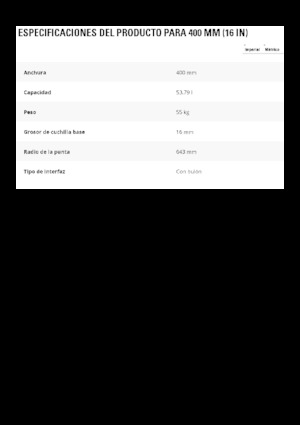 Lžíce pro rypadla Caterpillar 400 MM