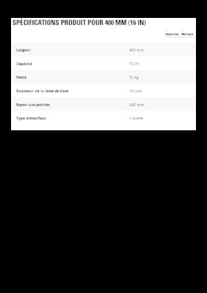 Lžíce pro rypadla Caterpillar 400 MM