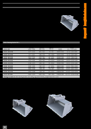Lžíce pro rypadla Kinshofer DC23L-200