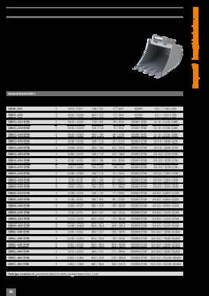 Lžíce pro rypadla Kinshofer GB01L-050
